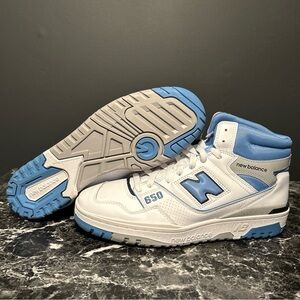 Balance 650r White Heritage Carolina Blue Bb650rck Men's 9.5 New No Box